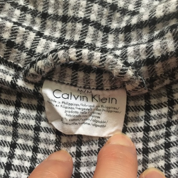 Calvin Klein cotton flannel pajama set - Picture 5 of 9
